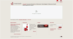 Desktop Screenshot of metatek.com.tr